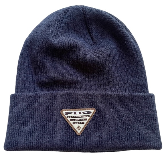 Columbia PHG Game Flag Cuffed Beanie USA DEER HUNTING Blue Adult OSFM New - Picture 2 of 5